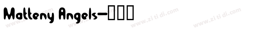 Matteny Angels字体转换